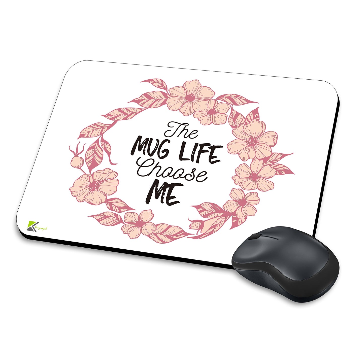 MM189 - The Mug Life Choose Me Funny Novelty Gift Mousemat/MousePad Anti Slip Laptop Computer PC Mouse Mat