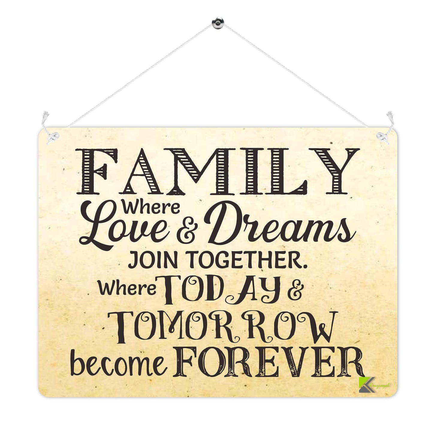 MP290 Family quote Funny Novelty Retro Vintage Metal Wall Sign Plaque 20cm x 15cm