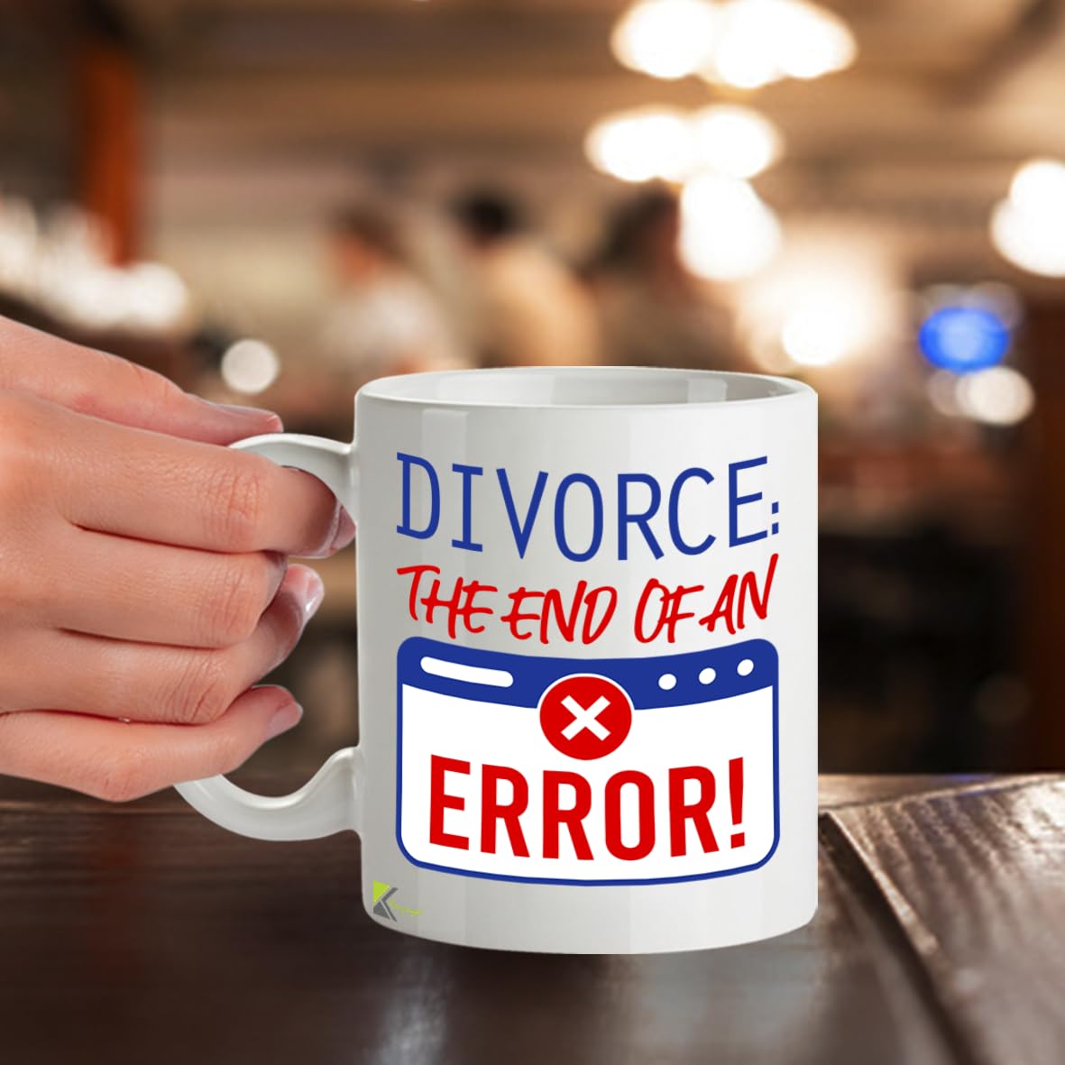Divorce Gift Mug End of an Error | Funny Newly Divorced Gift for Women Men | 11oz Ceramic Coffee Cup | Divorce Party