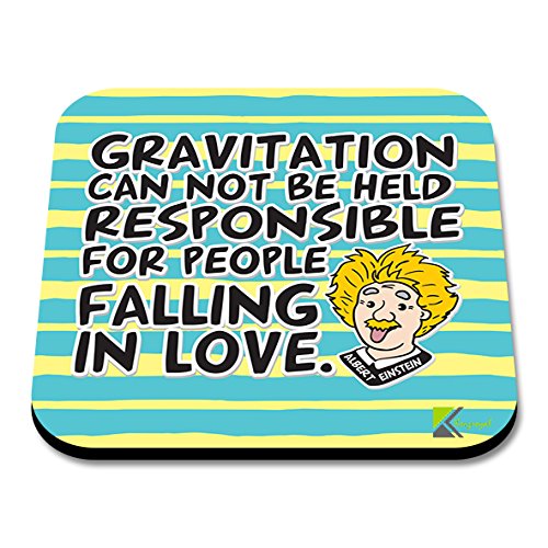 CS178 Gravitation can not be held Responsible for People Falling in Love. Novelty Funny Coffee Tea Drink Gift Glossy MDF Wooden Coaster