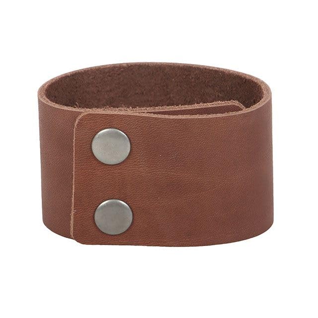 Something Different Wholesale Viking Leather Cuff Bracelet | Genuine Leather with Vegvisir Compass | Norse Warrior Style Adjustable Bracelet