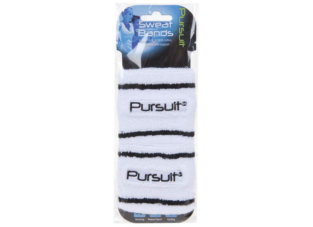 PMS PURSUIT PK2 100% COTTON SWEAT BANDS POLY BAG HEADER