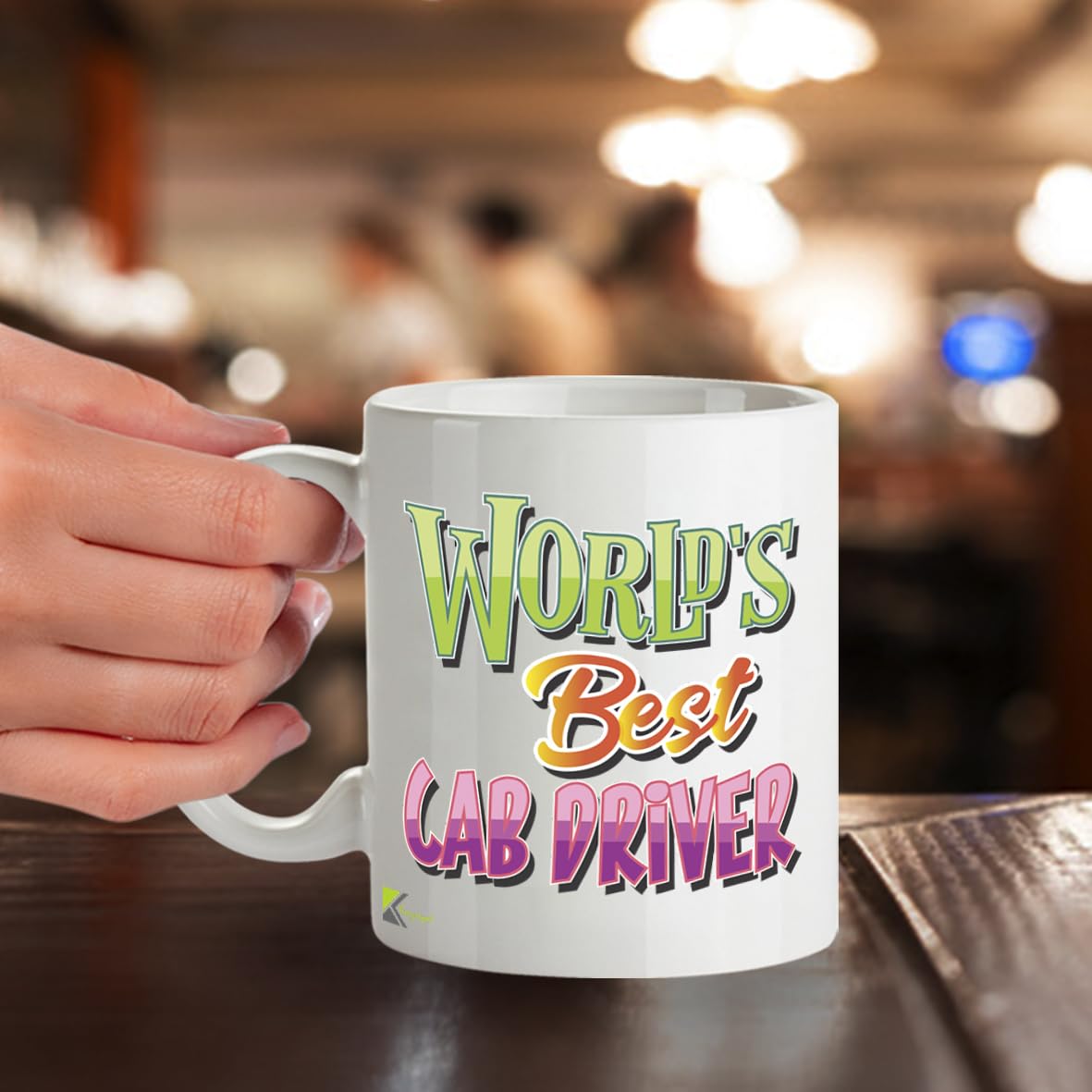 Kruzroyal DZ810 World's Best Car Driver Mug 11oz - Funny New Driver Gifts for Men Dad - Passed Driving Test & Car Enthusiast Novelty Cup - Birthday Present