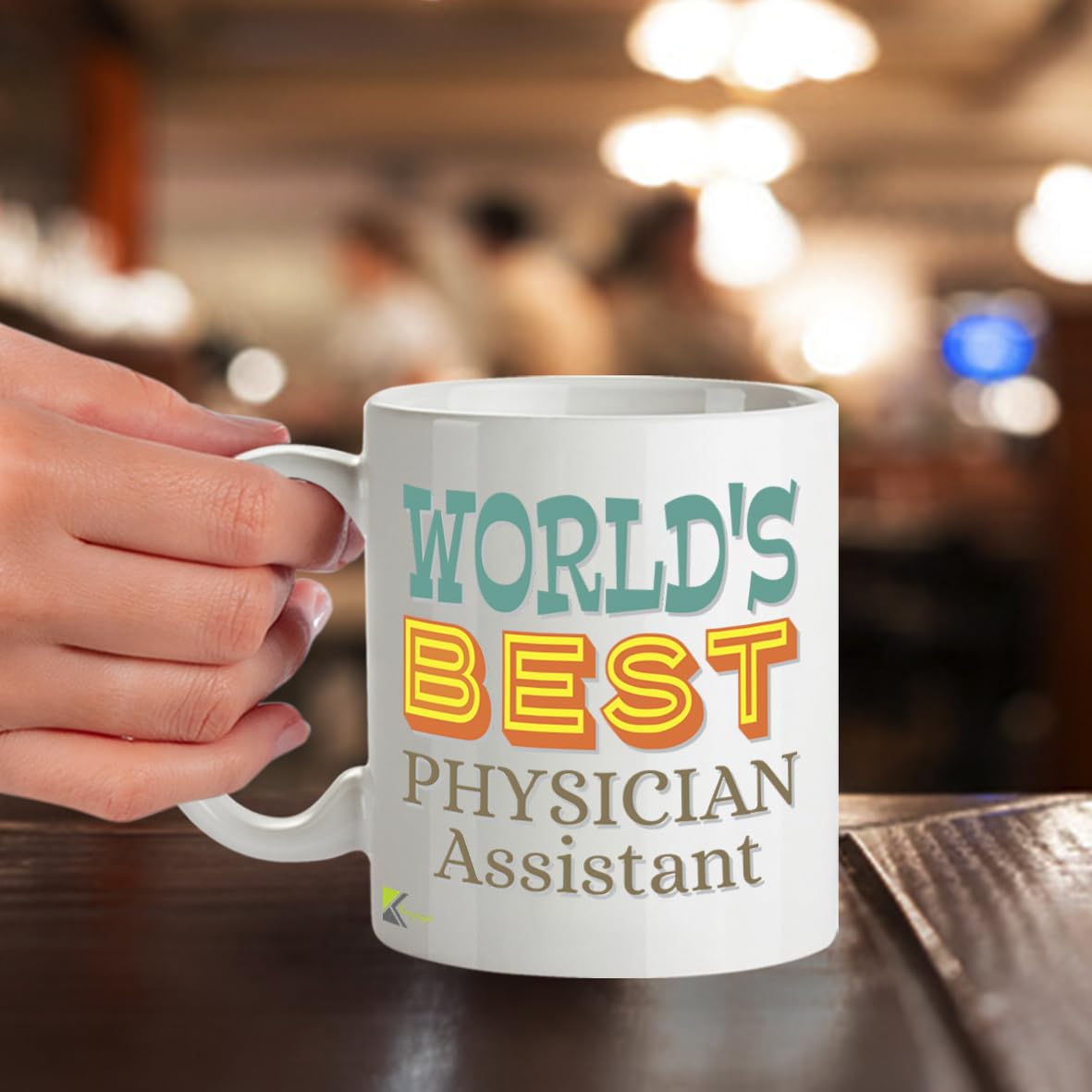 Kruzroyal DZ890 World's Best Physician Assistant 11OZ Tea/Coffee Mug Cup - Unique Coffee Cup and Gift Ideas, Physician Assistant's Mug