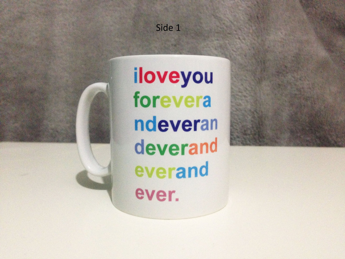 I Love You Forever Mugs Mug Valentine Day Gift For Her For Him Tea Mug Coffee Mug