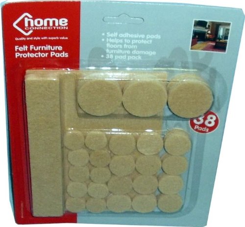 FELT PADS / FELT FURNITURE PROTECTIVE PADS 38pc