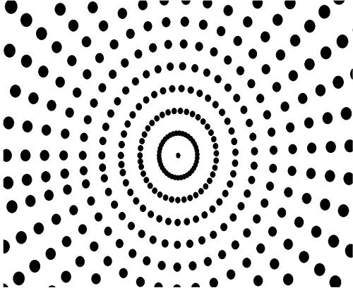 Polka Dots Design Dots Eye Catching Mousemat/Pad Anti Slip Computer PC Mouse Mat Thick Rubber Quality Soft Comfort Feel Finish