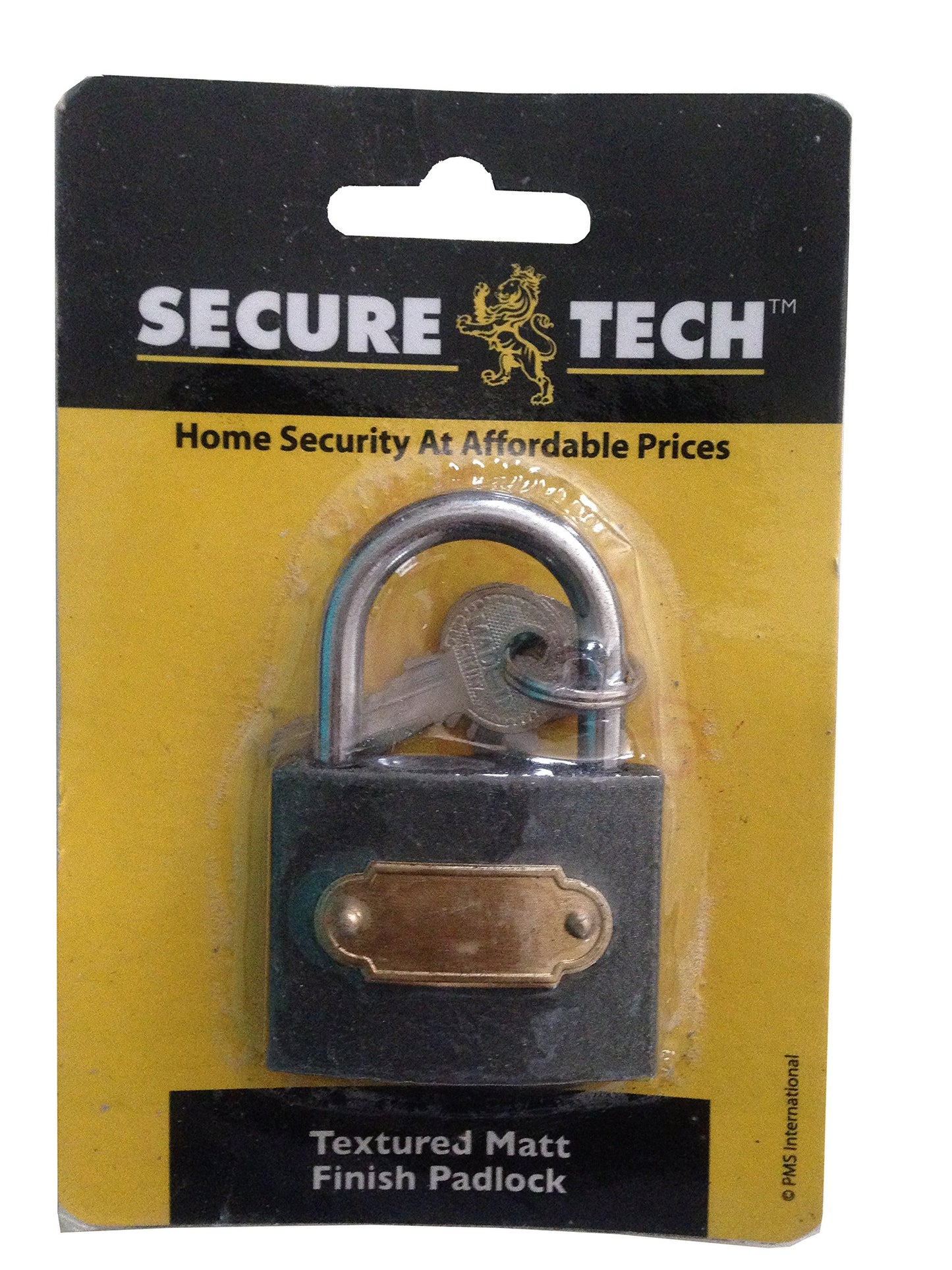Textured Matt Finish Padlock With Keys