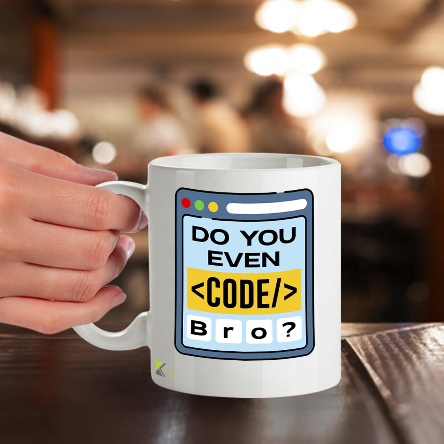 Kruzroyal Do You Even Code Bro Funny Mug - Novelty Programmer Gift for Developer Coder Men Women Colleague