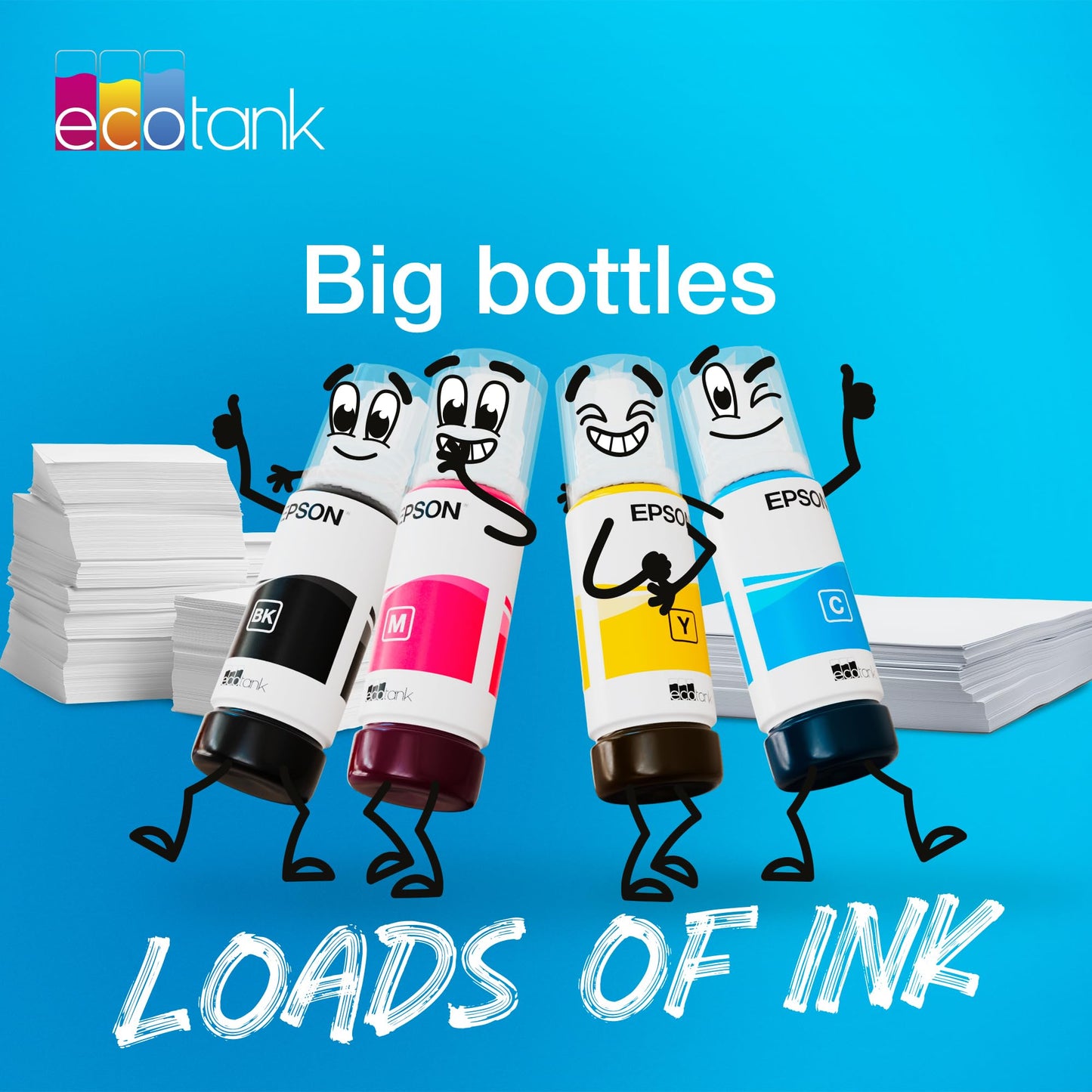 Epson EcoTank 104 Genuine Multipack Ink Bottles