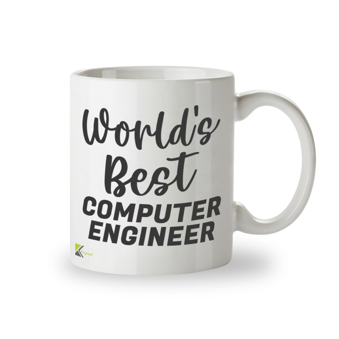 Kruzroyal DZ807 World's Best Computer Engineer Mug 11oz - Funny Tech Gifts for Men Dad - IT Software Coder Programmer Novelty Cup for Birthday Christmas