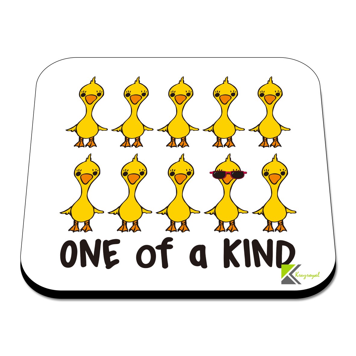 CS486 One of a Kind Novelty Funny Coffee Tea Drink Gift Glossy MDF Wooden Coaster