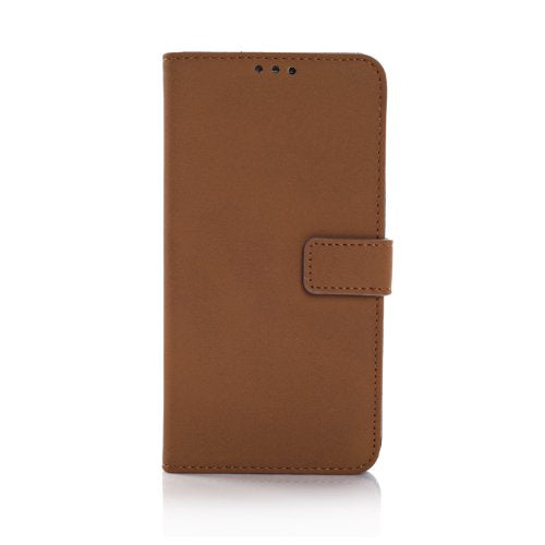 Leather Flip Case Cover for Samsung Galaxy S5 - Black / Light Brown / Medium Brown / Dark Brown