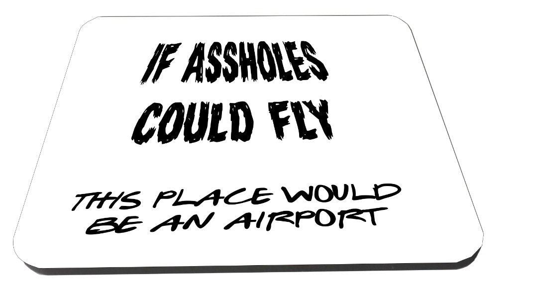 If a**Holes Could Fly, This Place Would be an Airport/Rude Office Collegue Wooden Coaster