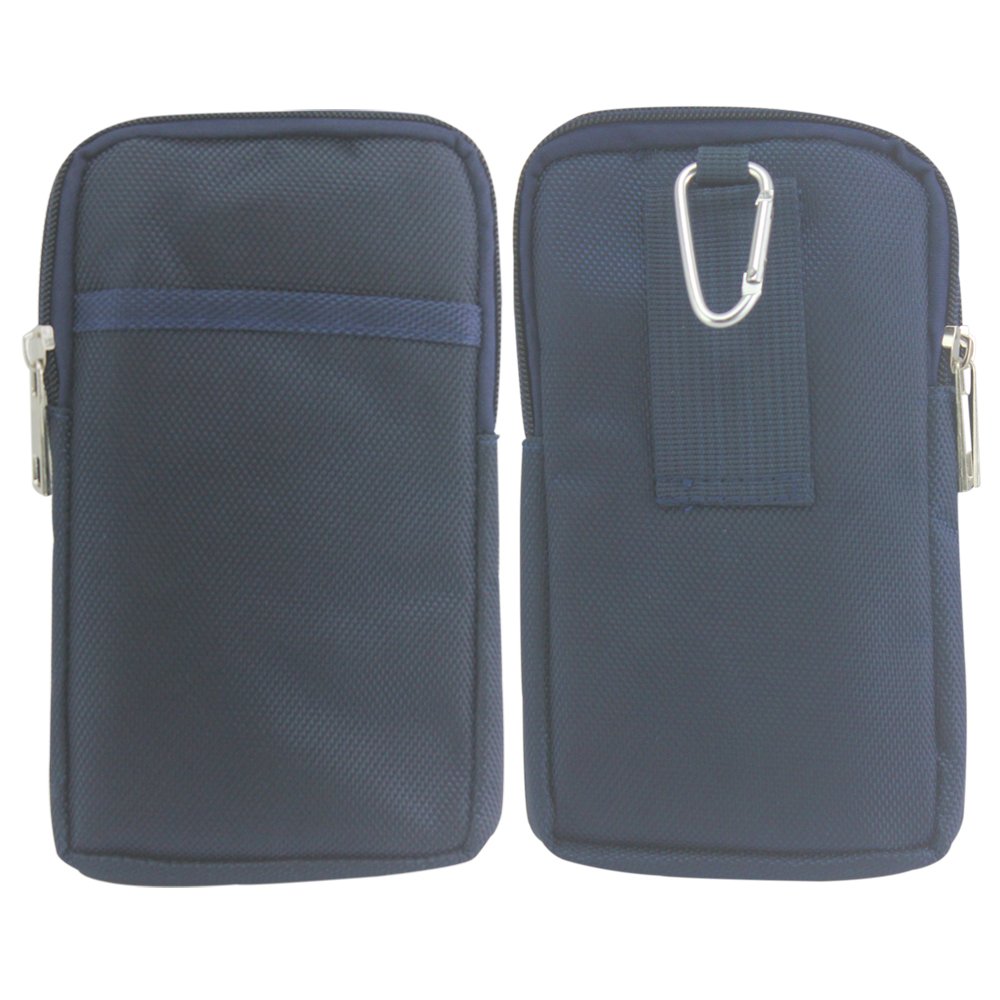 Kruzroyal Blue Universal Tactical Army Camouflage Belt Case Cover Belt Chain Zip Hip Holster Pouch Case For All Mobile Phone