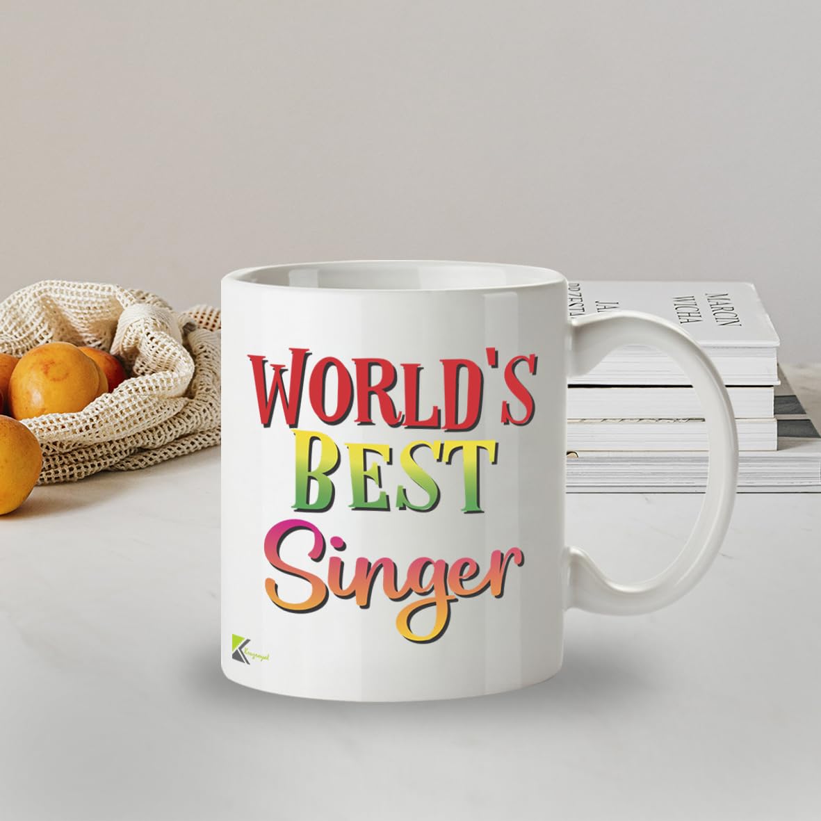Kruzroyal DZ888 World's Best Singer 11OZ Tea/Coffee Mug Cup - Unique Coffee Cup and Gift Ideas, Singer's Mug
