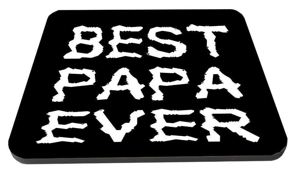 Best Papa Ever Wooden Coaster