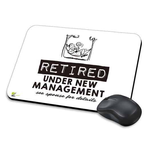 MM067 - Retired Under New Management, see spouse for details Funny Novelty Gift Mousemat/MousePad Anti Slip Laptop Computer PC Mouse Mat