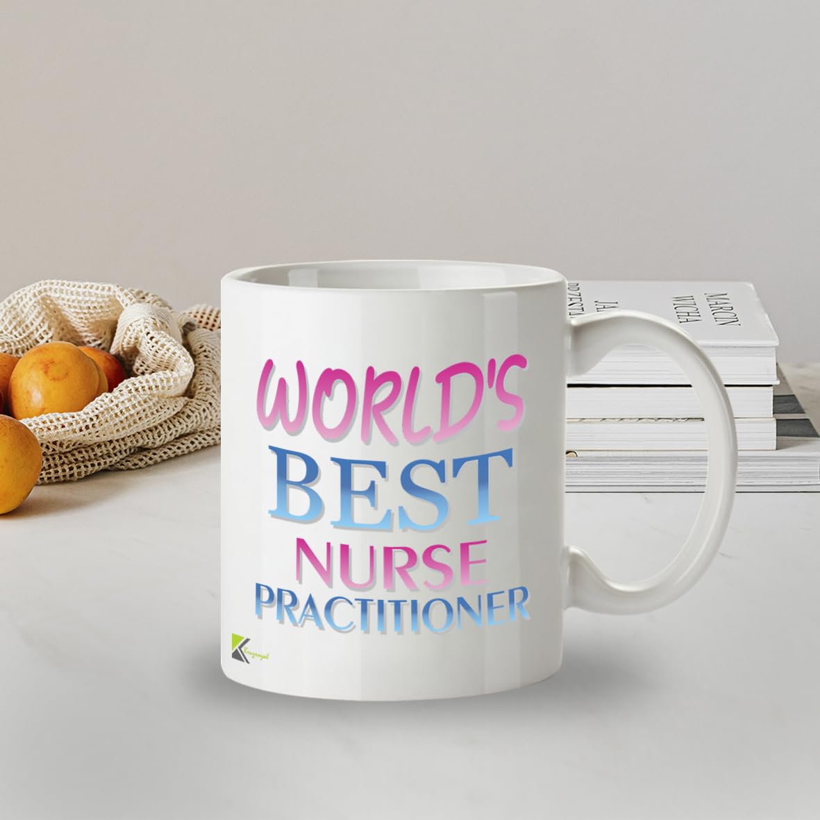 Kruzroyal DZ889 World's Best Nurse Practitioner 11OZ Tea/Coffee Mug Cup - Unique Coffee Cup and Gift Ideas, Nurse Practitioner's Mug