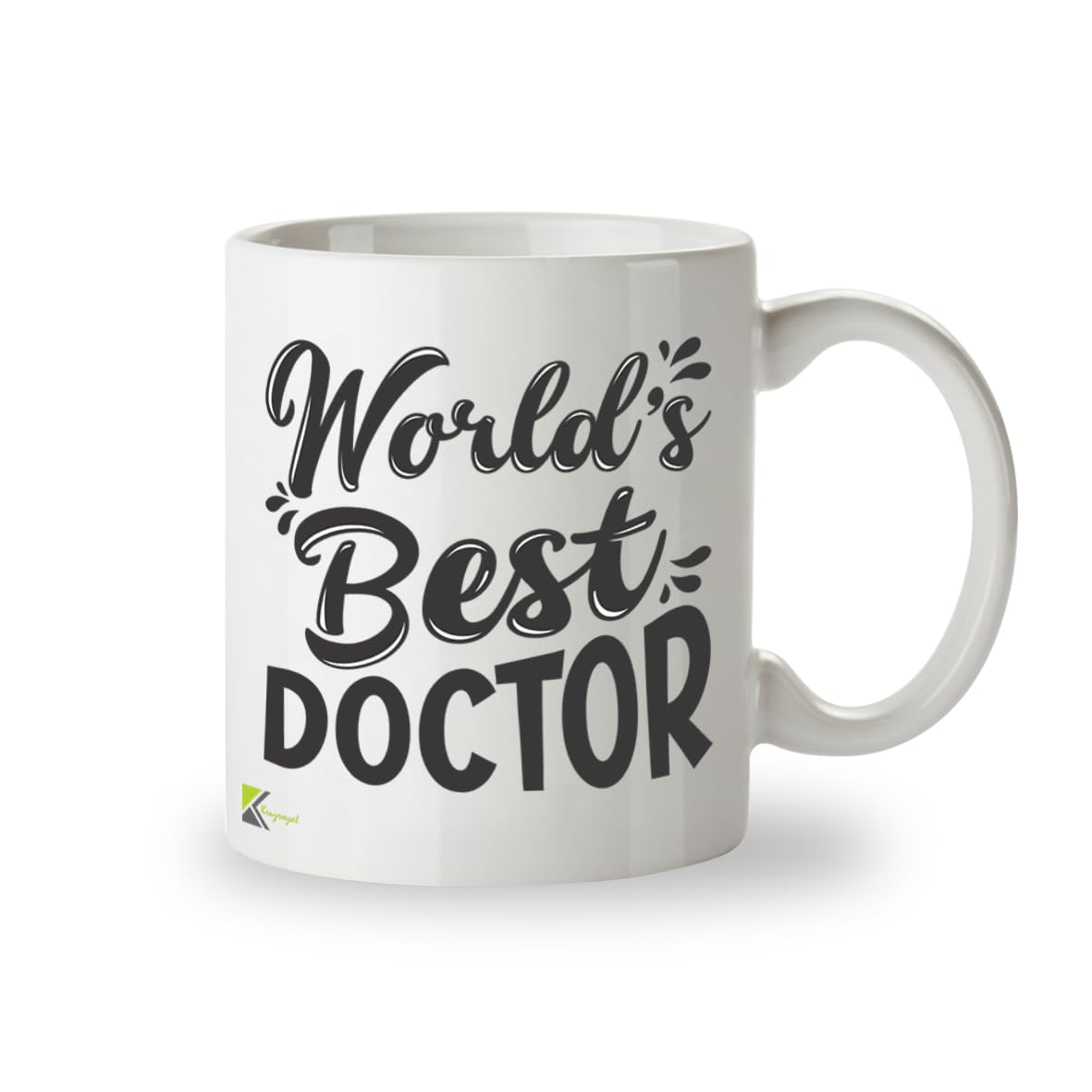 Kruzroyal DZ801 World's Best Doctor Mug - Funny Novelty Coffee Cup for Men Women - Thank You, Birthday, Gift for GP, Physician, Medical Professional, Surgeon 11OZ