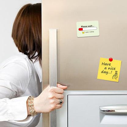Kruzroyal FM130 PLEASE WAIT... BEER NEEDS LOADING Novelty Funny Gift Idea Glossy Rectangle Metal Fridge Magnet