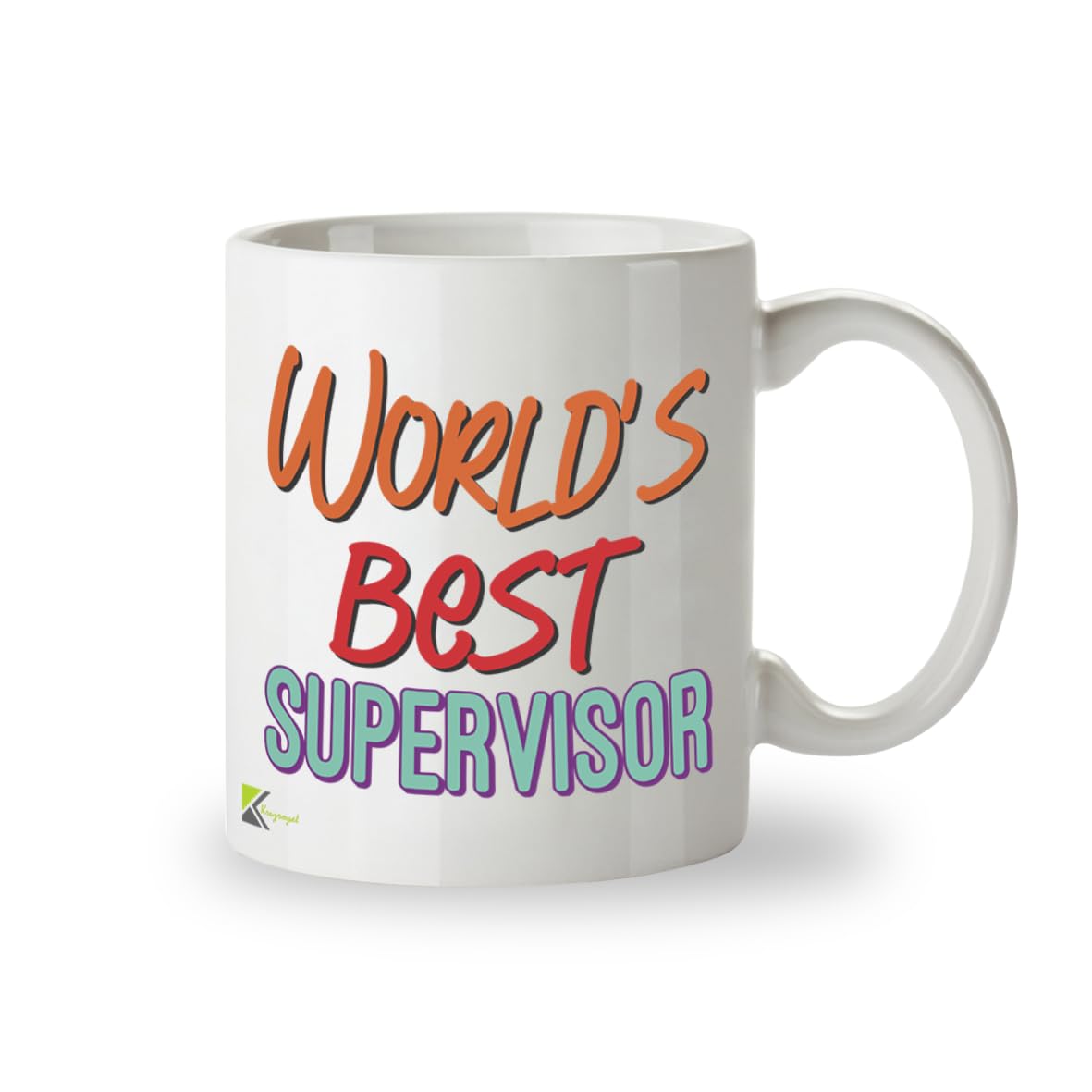 Kruzroyal DZ896 World's Best Supervisor 11OZ Tea/Coffee Mug Cup - Unique Coffee Cup and Gift Ideas, Supervisor's Mug