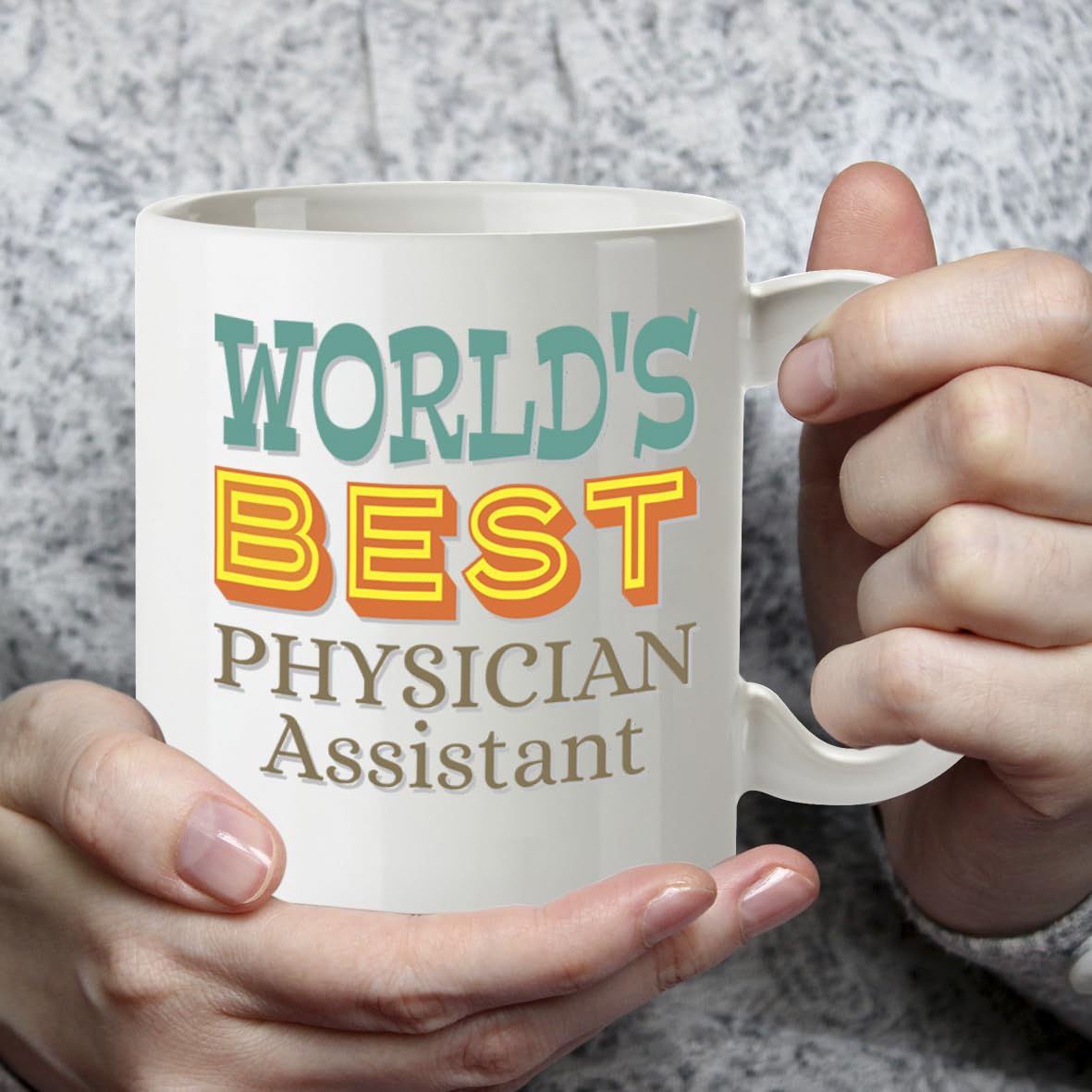 Kruzroyal DZ890 World's Best Physician Assistant 11OZ Tea/Coffee Mug Cup - Unique Coffee Cup and Gift Ideas, Physician Assistant's Mug