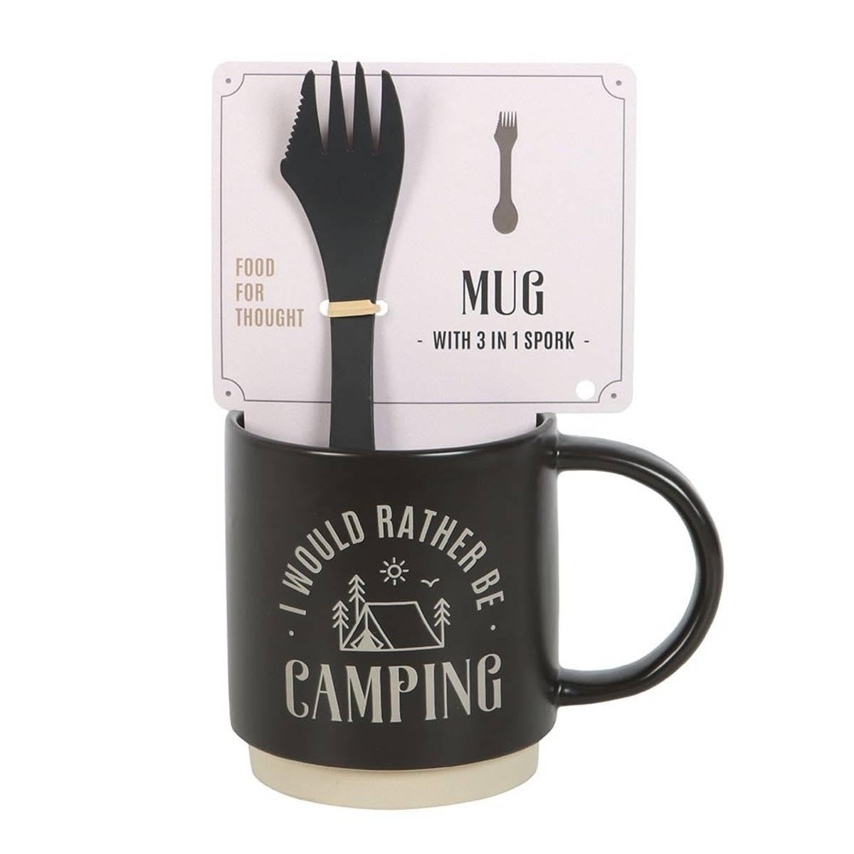 Something Different I Would Rather Be Camping 3 in 1 Mug Set