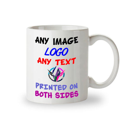 Kruzroyal Personalised Mug with Custom Photo,Text or Logo - Customised Gift for Him or Her on Special Occasions Like Anniversary, Graduation, Mothers Day, Fathers Day, Birthday. 11OZ Mug