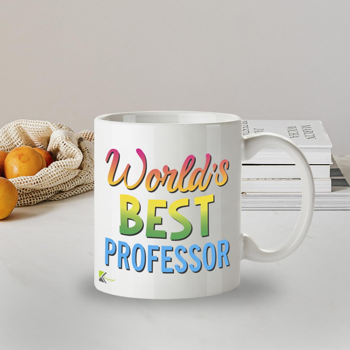 Kruzroyal DZ894 World's Best Professor 11OZ Tea/Coffee Mug Cup - Unique Coffee Cup and Gift Ideas, Professor's Mug