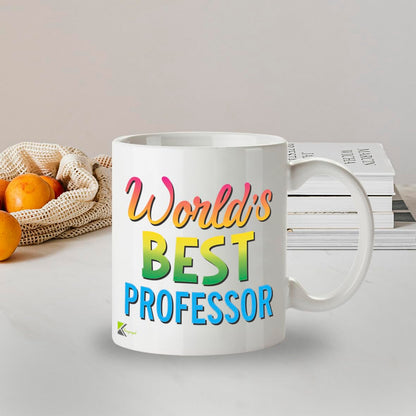 Kruzroyal DZ894 World's Best Professor 11OZ Tea/Coffee Mug Cup - Unique Coffee Cup and Gift Ideas, Professor's Mug