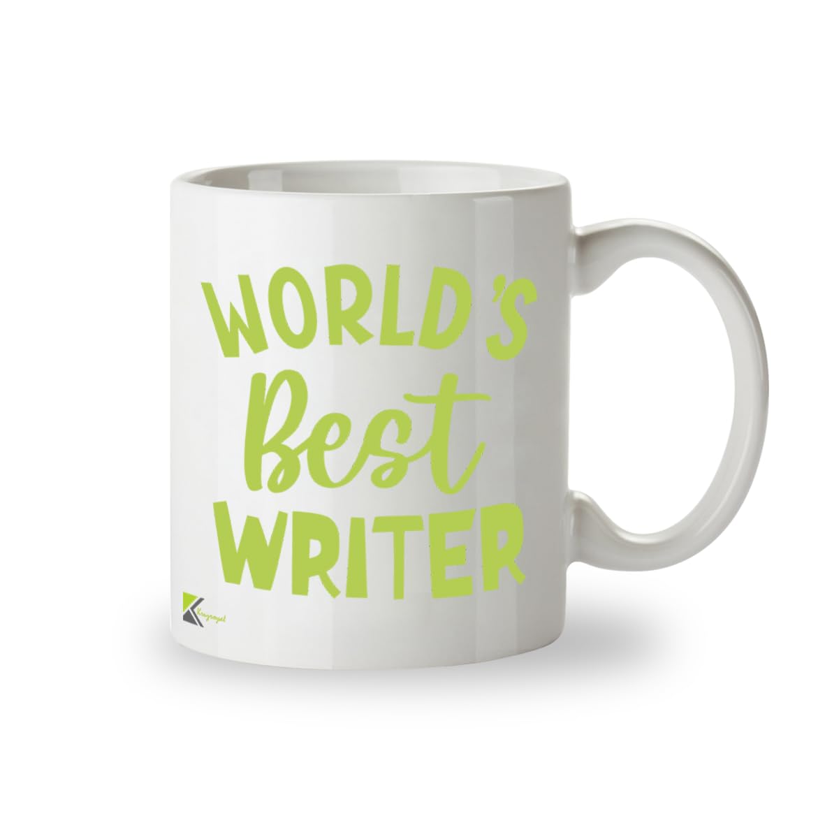 Kruzroyal DZ821 World's Best Writer Mug 11oz - White Ceramic Coffee & Tea Cup for Authors, Novelists - Unique Gift for Him or Her