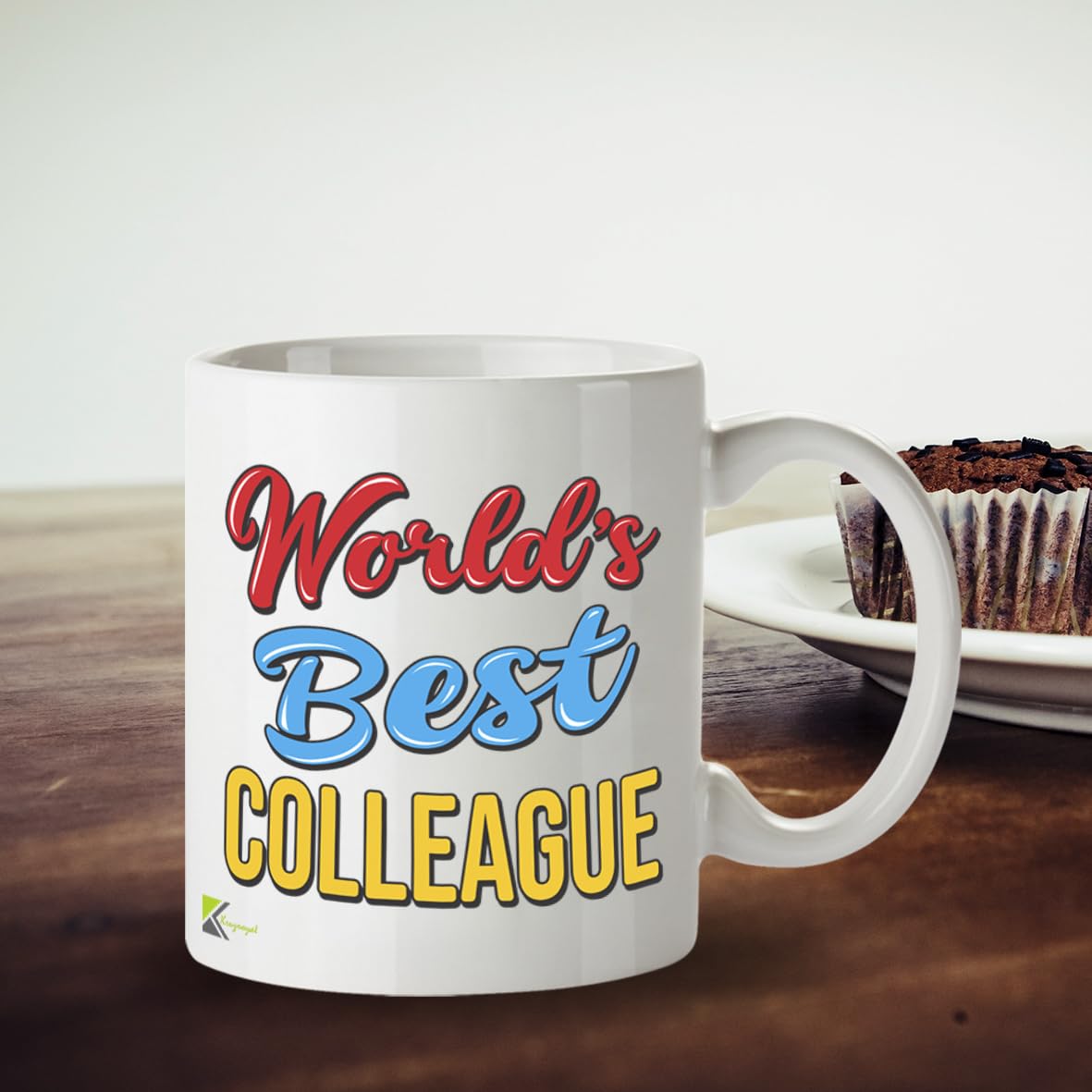 Kruzroyal DZ900 World's Best Colleague 11OZ Tea/Coffee Mug Cup - Unique Coffee Cup and Gift Ideas, Colleague's Mug