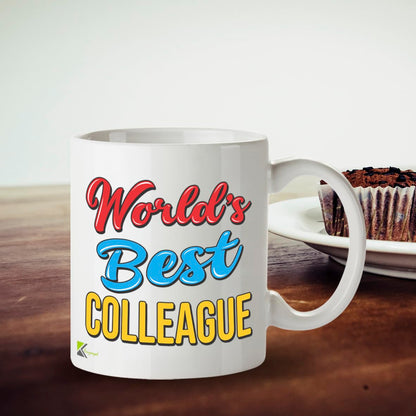 Kruzroyal DZ900 World's Best Colleague 11OZ Tea/Coffee Mug Cup - Unique Coffee Cup and Gift Ideas, Colleague's Mug