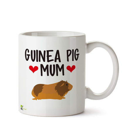 Kruzroyal DZ503 Guinea Pig Mum Funny Novelty Great Gift Idea Coffee Tea Ceramic Mug