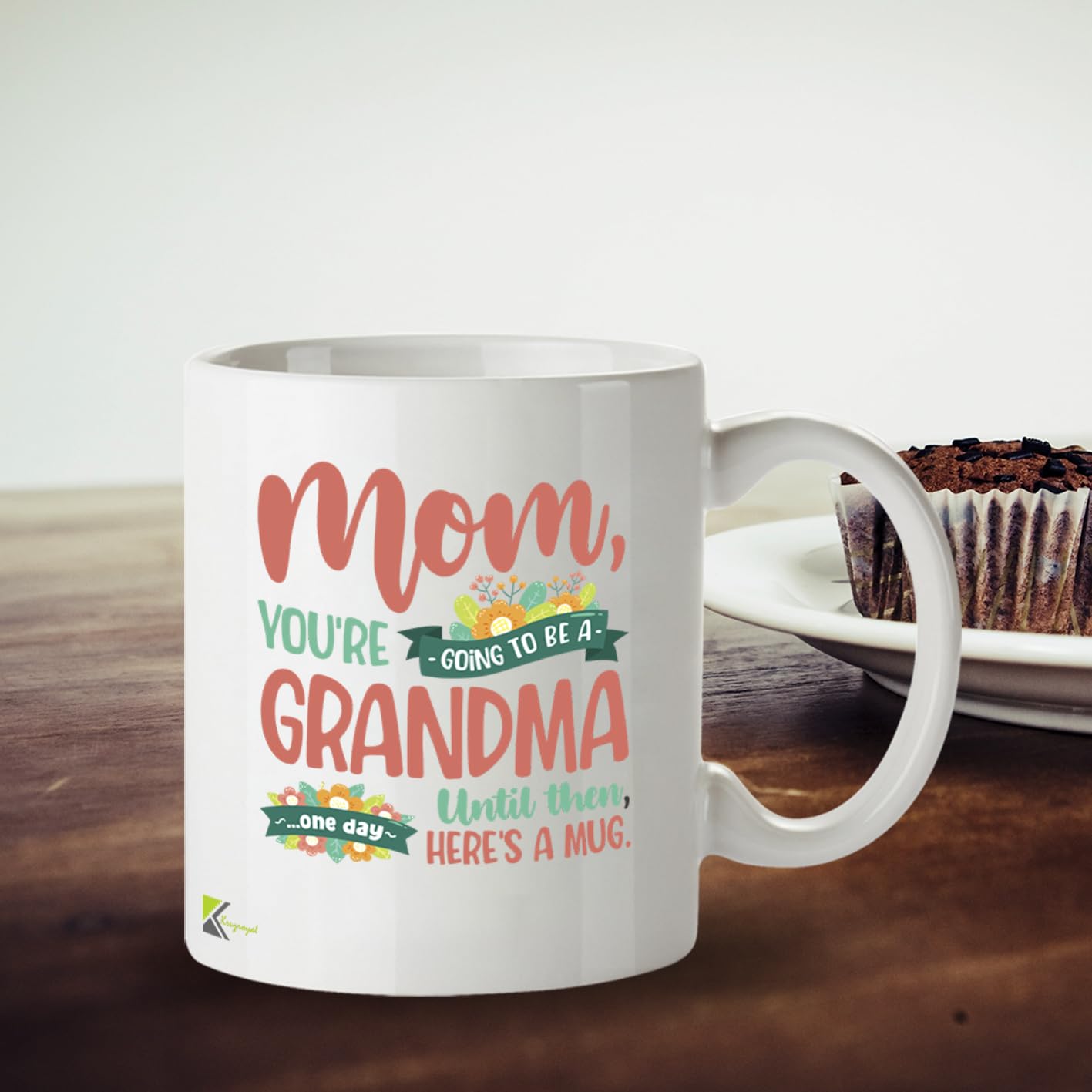 Kruzroyal Funny Mug for Mum | Going to be a Grandma One Day | Mothers Day Birthday Gift from Daughter Son | Novelty Mum Gift 11oz
