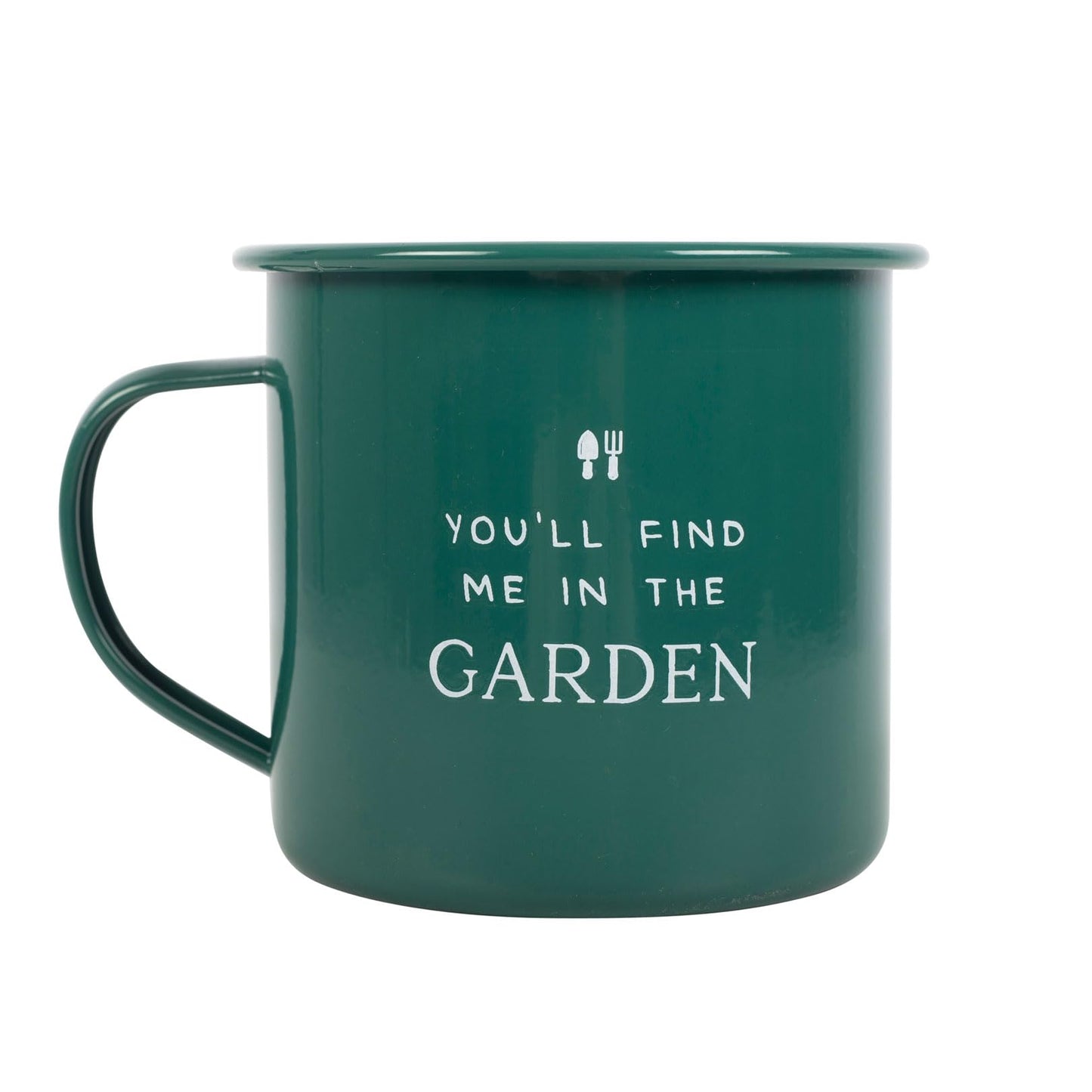 Something Different Wholesale Forest Green Lightweight Garden Mug - Durable Outdoor Cup for Contemporary Garden Decor and Potting Shed Enthusiasts - Caffeine Fix Mug