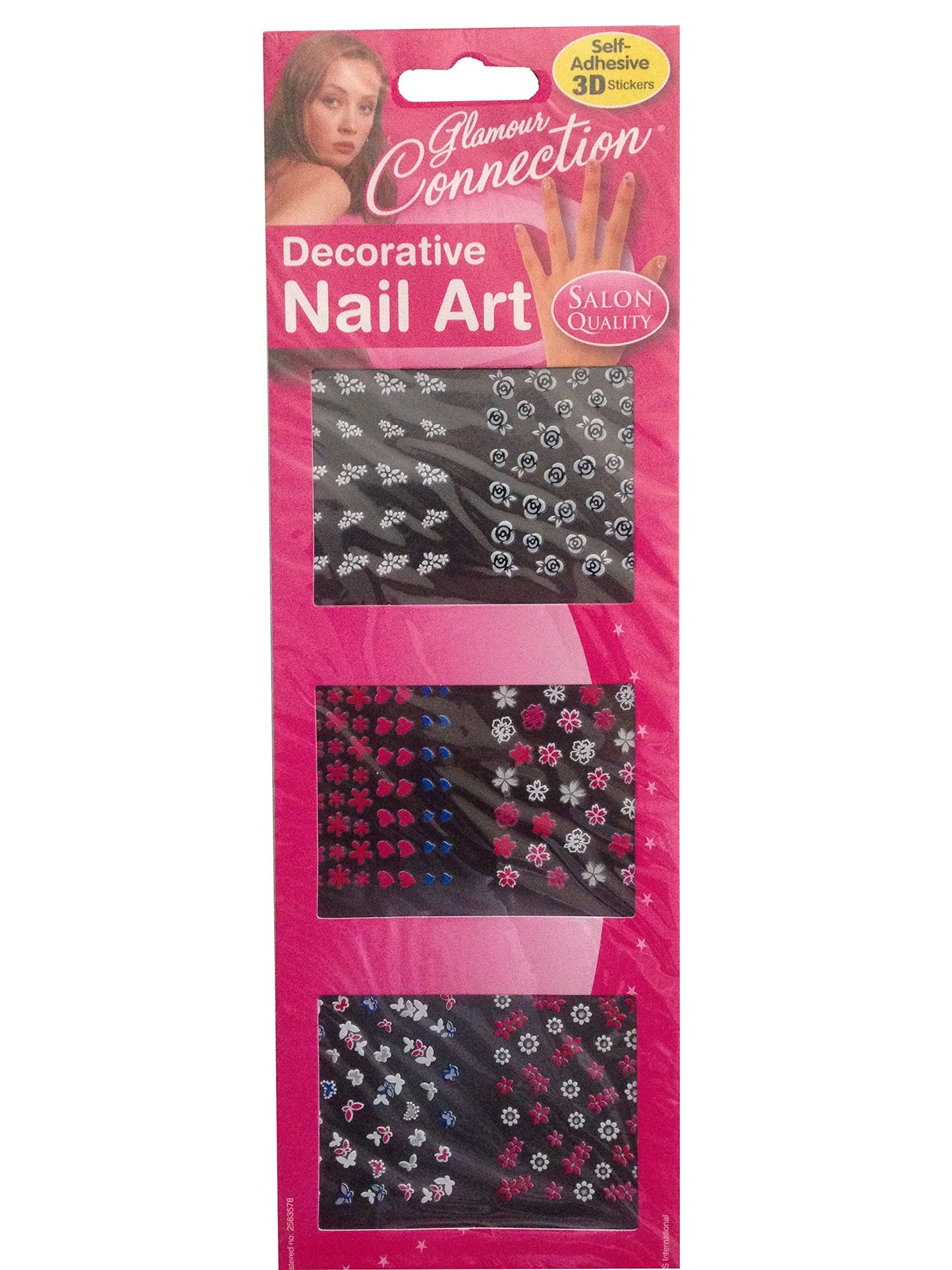 Decorative Nail Self-Adhesive 3d Stickers