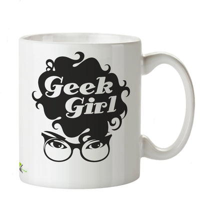 Kruzroyal DZ366 Geek Girl Funny Novelty Great Gift Idea Coffee Tea Mug