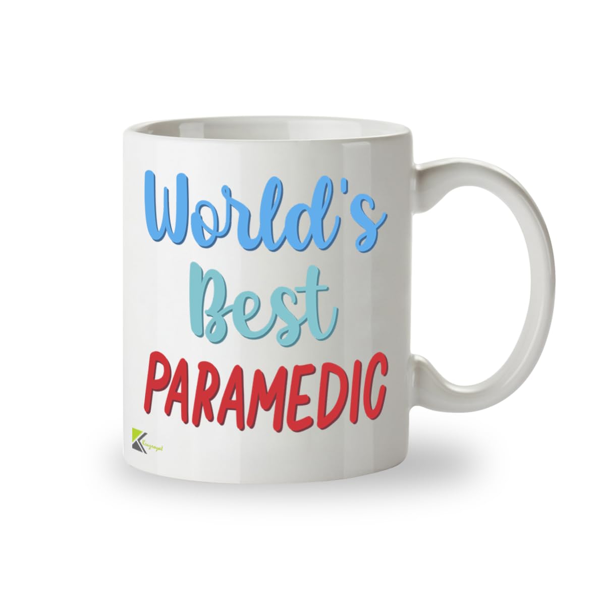 Kruzroyal DZ870 World's Best Paramedic Mug 11oz - White Ceramic Cup for First Responder, Ambulance Crew - Thank You, Graduation, Leaving Present