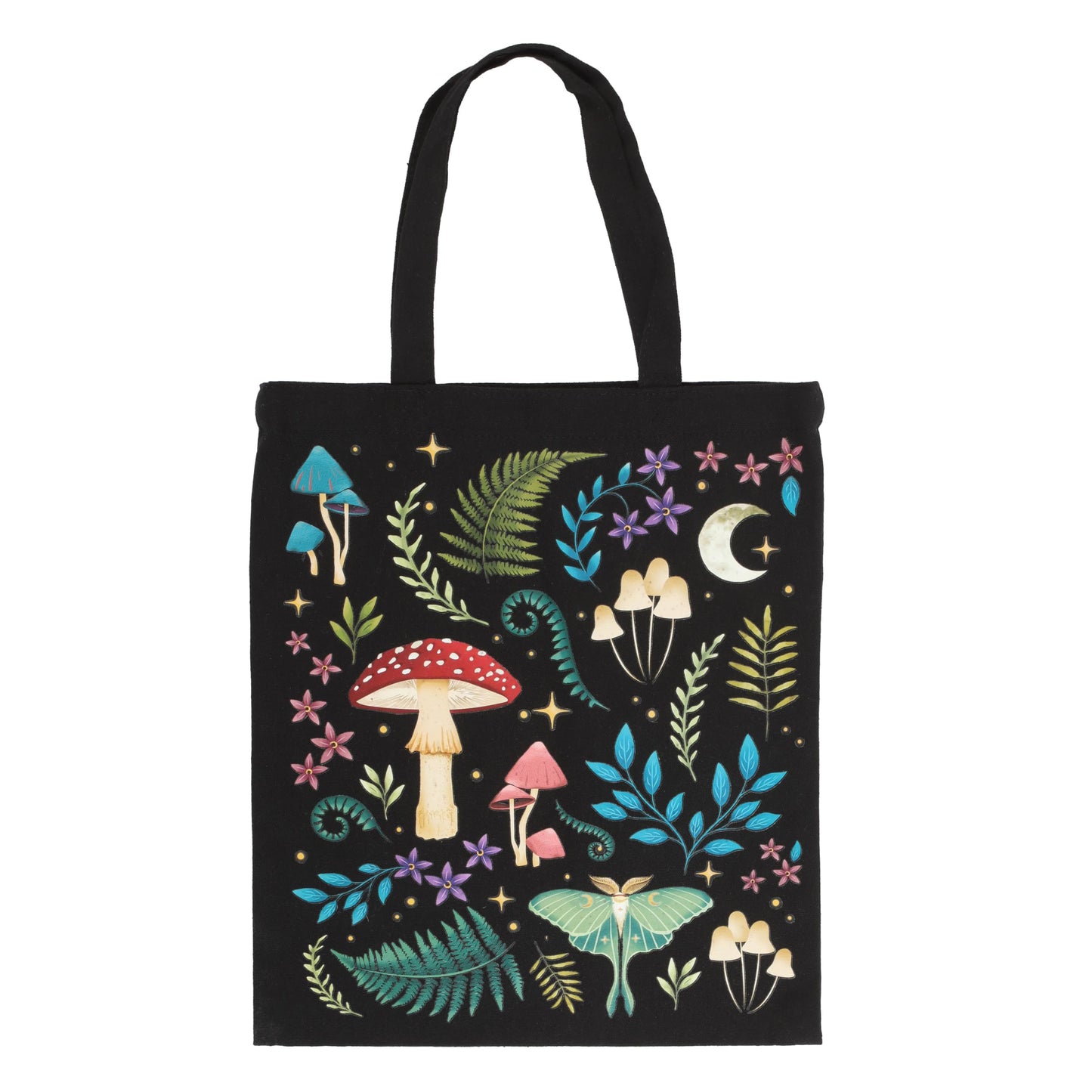 Something Different Wholesale Eco-Friendly Cotton Tote Bag with Stylish Dark Forest Print - Nature-Inspired Woodland Tote for a Sustainable Chic Look