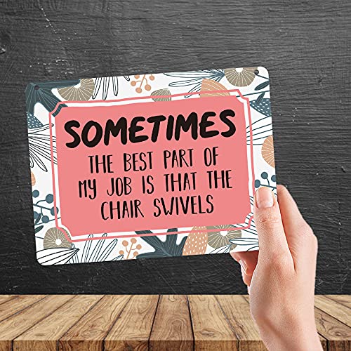 Kruzroyal MP308 You people must be exhausted from watching me do everything Funny Novelty Retro Vintage Metal Wall Sign Plaque 20cm x 15cm