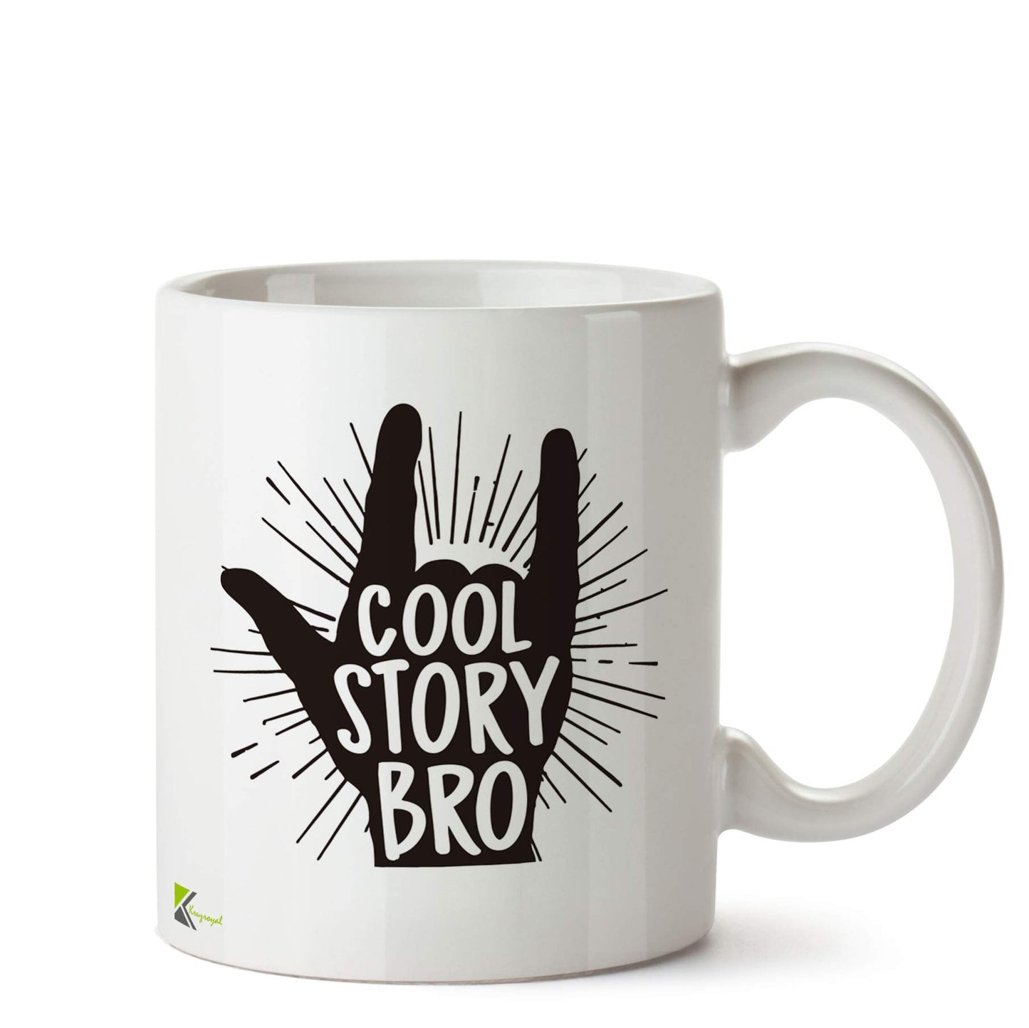 Kruzroyal DZ515 Cool Story Bro Funny Novelty Great Gift Idea Coffee Tea Ceramic Mug