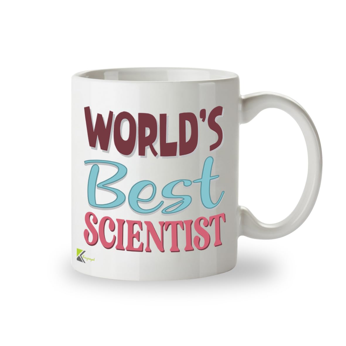 Kruzroyal DZ856 World's Best Scientist Mug 11oz - White Ceramic Cup for Researcher, Chemist - Ideal Birthday, Graduation Present