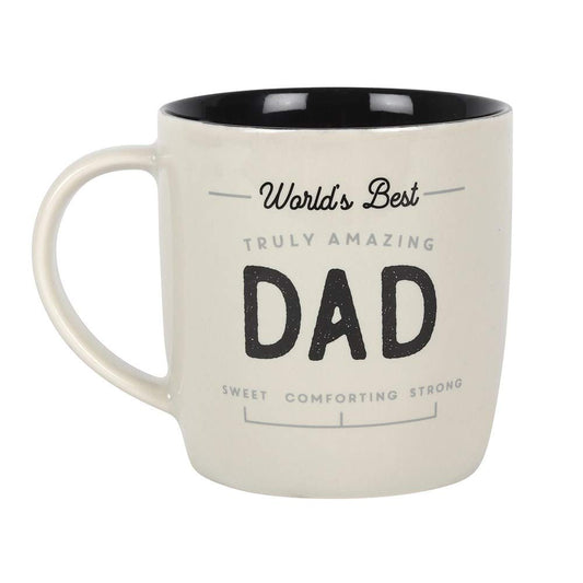 Something Different Ceramic Mug | Truly Amazing Dad | H11cm x W4.99cm x D10cm | Pack of 1