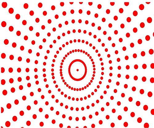 Polka Dots Design Dots Eye Catching Mousemat/Pad Anti Slip Computer PC Mouse Mat Thick Rubber Quality Soft Comfort Feel Finish