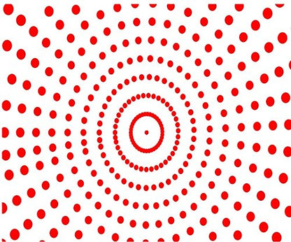 Polka Dots Design Dots Eye Catching Mousemat/Pad Anti Slip Computer PC Mouse Mat Thick Rubber Quality Soft Comfort Feel Finish