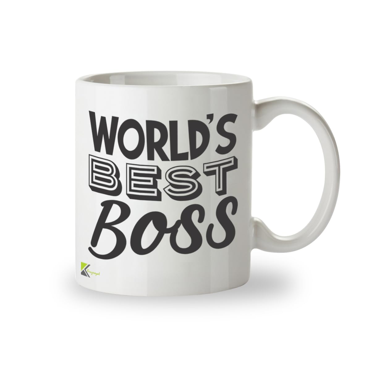 Kruzroyal DZ812 World's Best Boss Mug 11oz - Funny Office Gift for Manager, Leader Appreciation Present for Men & Women, Leaving or Birthday Cup