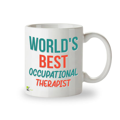 Kruzroyal DZ892 World's Best Occupational Therapist 11OZ Tea/Coffee Mug Cup - Unique Coffee Cup and Gift Ideas, Occupational Therapist's Mug
