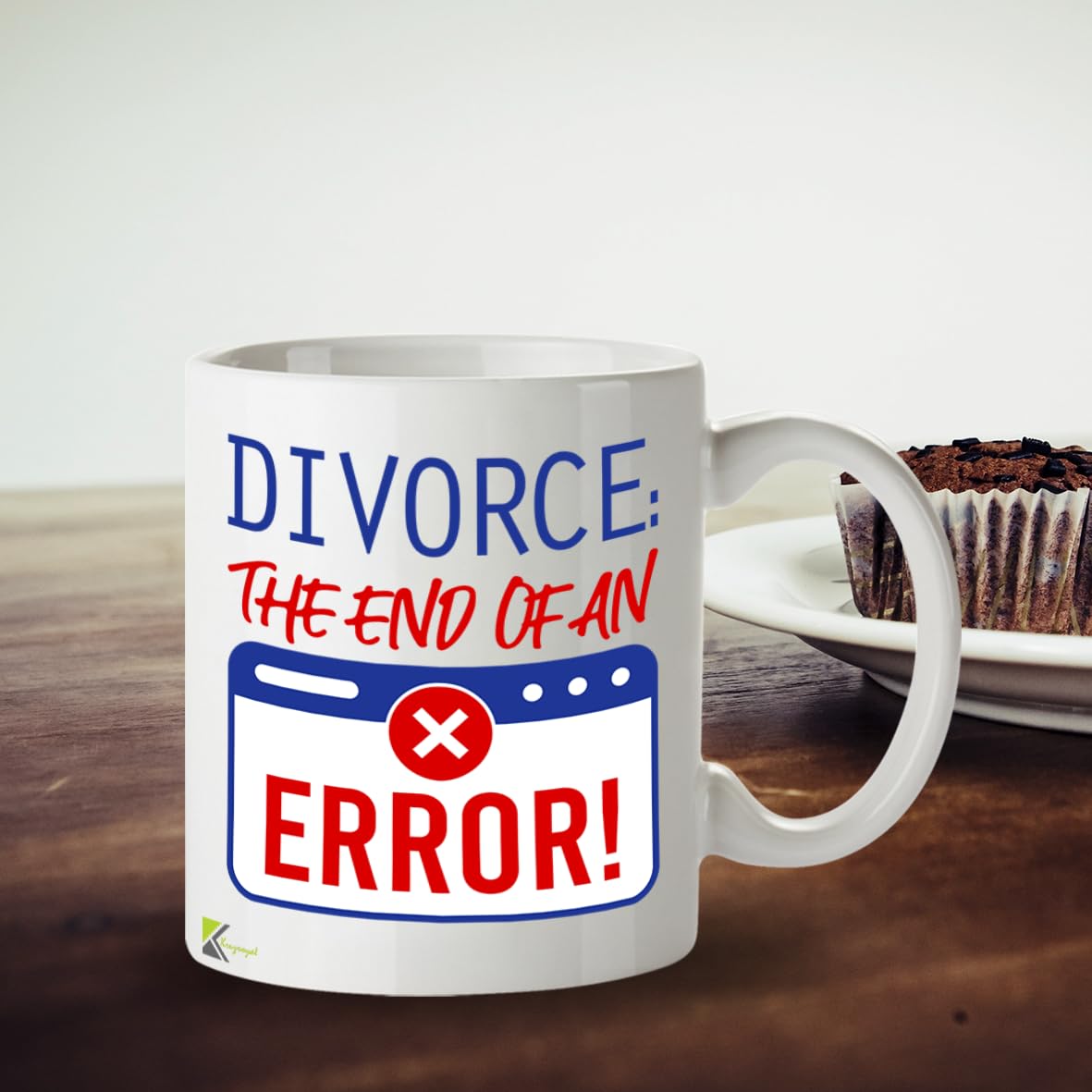 Divorce Gift Mug End of an Error | Funny Newly Divorced Gift for Women Men | 11oz Ceramic Coffee Cup | Divorce Party